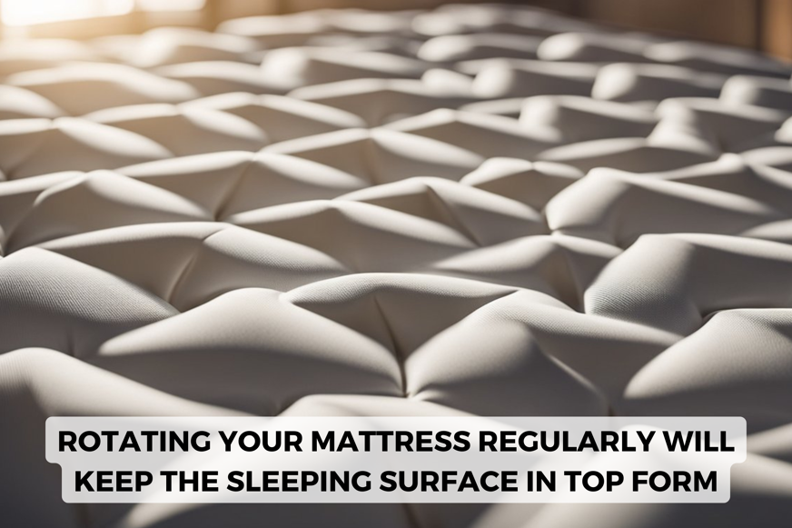 rotation helps keep the sleeping surface in shape